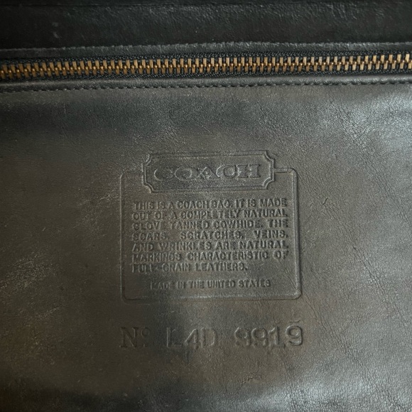 VTG Coach Quincy Black Crossbody Bag 9919 - Picture 7 of 11